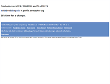 Tablet Screenshot of notebookshop.ch