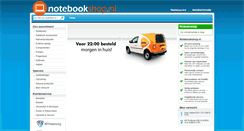 Desktop Screenshot of notebookshop.nl